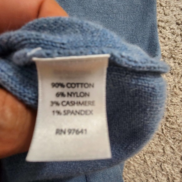 J. Jill Knit Sweater Dress Knee Length Cotton Blend Cashmere Women's Size S - Picture 9 of 13